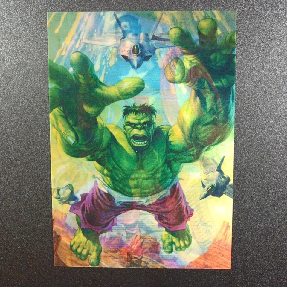 Tarjeta de gran tamaño # 1/9 Avengers Mirage Lenticular 5x7 Marvel Masterpieces XL 2023 Foto 4 de 4