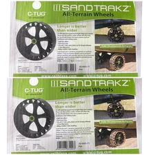 Sandtrakz Rialblaza 50-0005-71 C-Tug All Terrain Wheels For Kayak Cart 4-Pack
