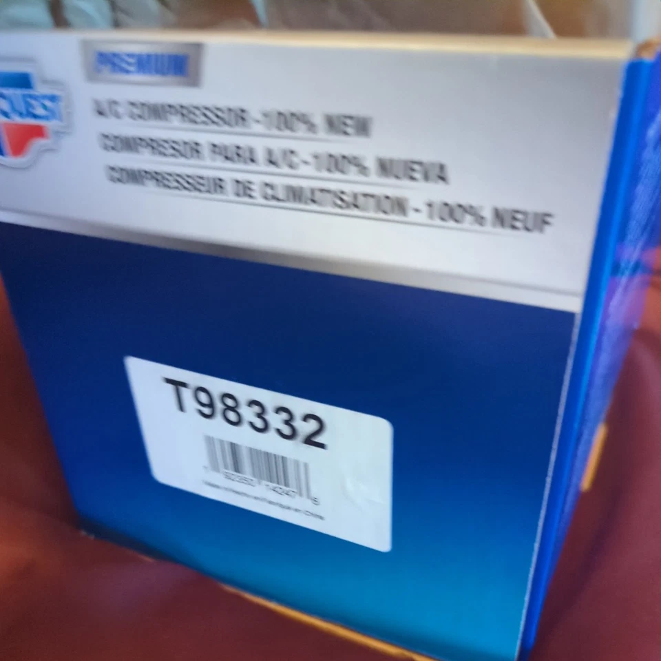 Compresor de aire acondicionado CARQUEST premium T98332 Ford 2015-2011 Foto 2 de 4