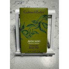 Crabtree Evelyn Avocado, Olive Basil Moisturising Body Bar 1.75 oz