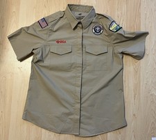 Boy Scouts of America BSA Uniform Ladies Shirt Large NWT New Cotton/Poly Sewn