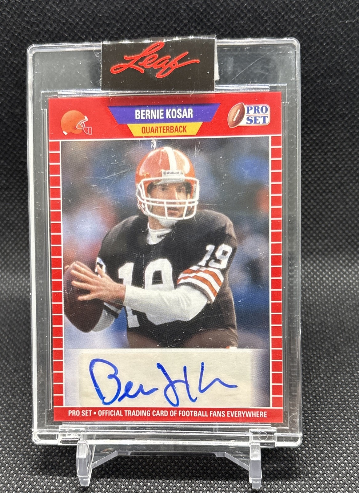 2021 Leaf Pro Set Sports - Auto Bernie Kosar #PSA-BK1 (AU)