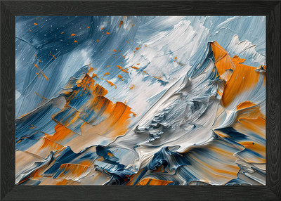 Bergische Striche gerahmtes Wandbild Poster Leinwanddruck Bild