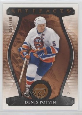 2023-24 Upper Deck Artifacts Legends Copper 59/299 Denis Potvin #162 HOF av1