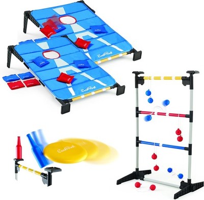 EastPoint 3 in 1 Tailgate Cornhole Ladderball Game