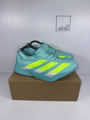 Adidas Adizero Adios Pro 4 Laufschuhe - Flash Aqua - Größe UK 10 - JR1251