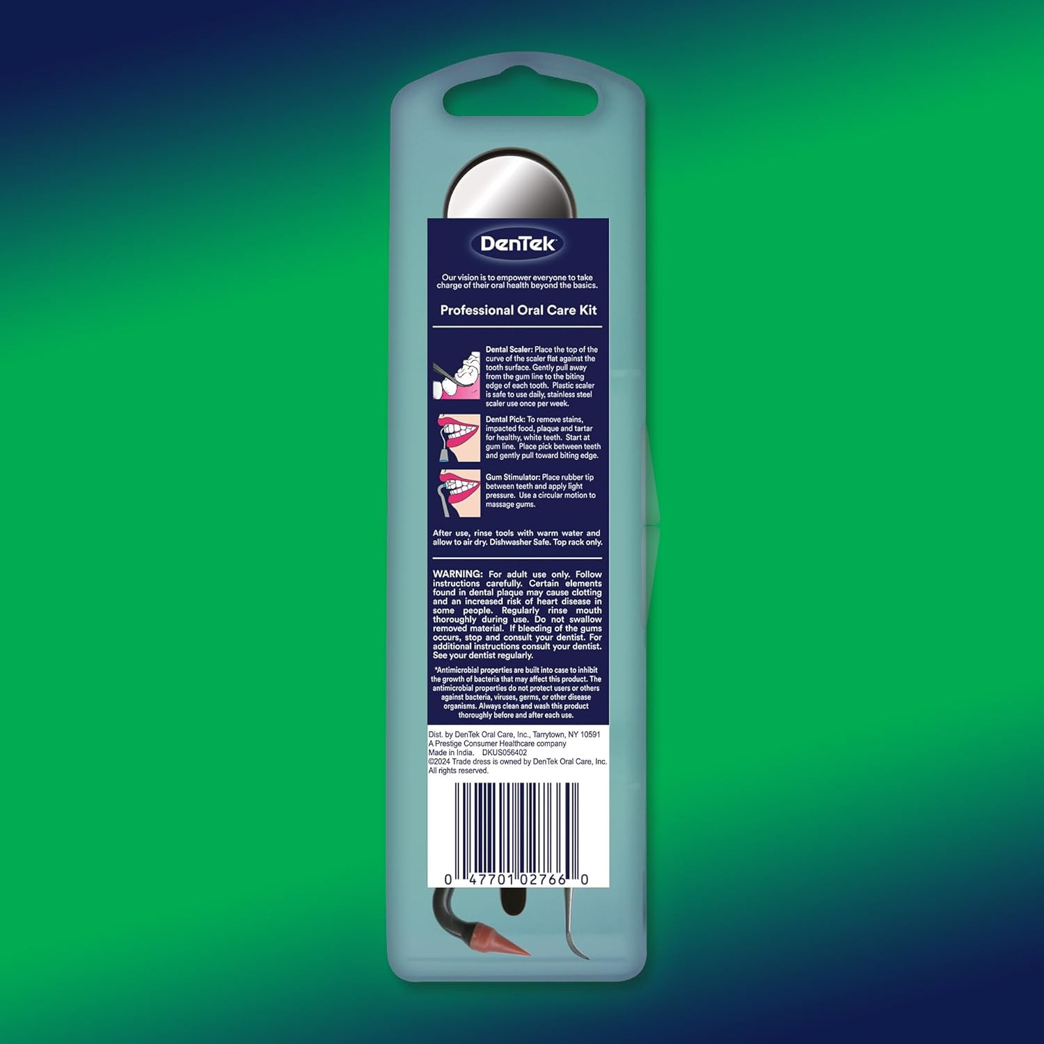 Professional Oral Care Kit, Complete Set of Dental Tools Including Mirror, Denta