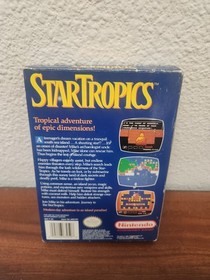 StarTropics Nintendo NES 1990 Complete in Box CIB Game W/ Letter Manual & Letter