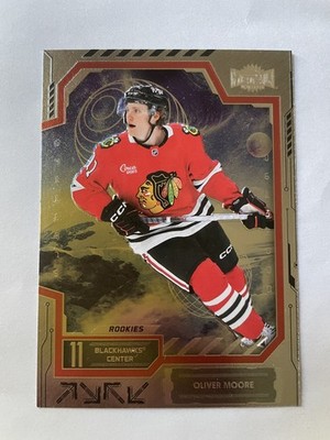 2025-26 SkyBox Metal Universe #121 Oliver Moore Chicago Blackhawks