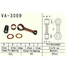 VESRAH Pleuelstange Suzuki LTA/LTF 500 Vinson 02-07, QuadRunner 98-02 &ndash; VA-3009