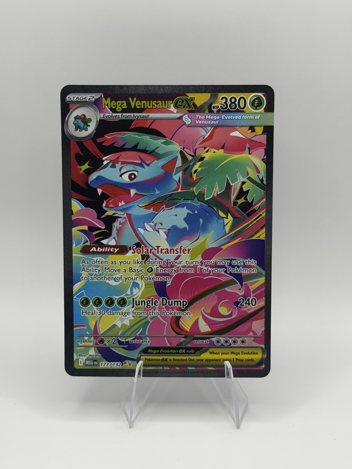 Mega Venusaur ex 177/132 Me01: Mega Evolution Holo