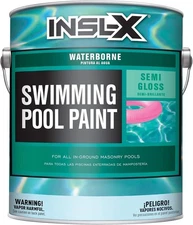 Waterborne, Semi-Gloss Acrylic Pool Paint, Royal Blue, 1 Gallon