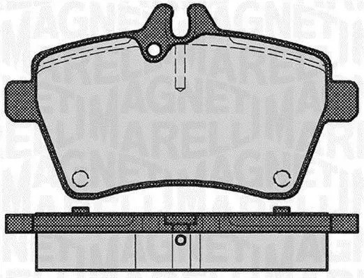 Magneti Marelli Kit Pastiglie Freno, Freno A Disco 363916060309 - Immagine 6