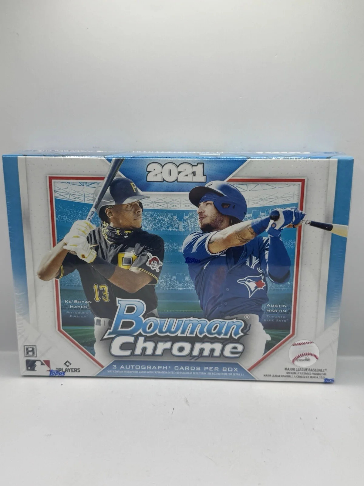 2021 Bowman Chrome HTA Choice Baseball Hobby Box - Factory Sealed