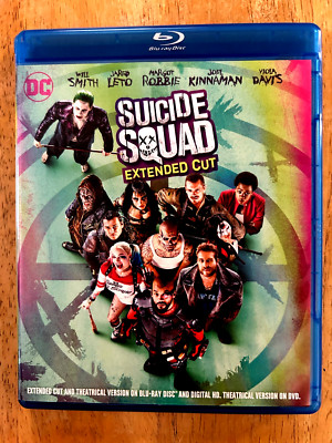 Suicide Squad (Blu-ray 2016 DC Super-Antihero VG) Will Smith, Jared Leto