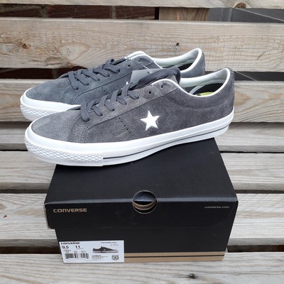 converse one star suede grey