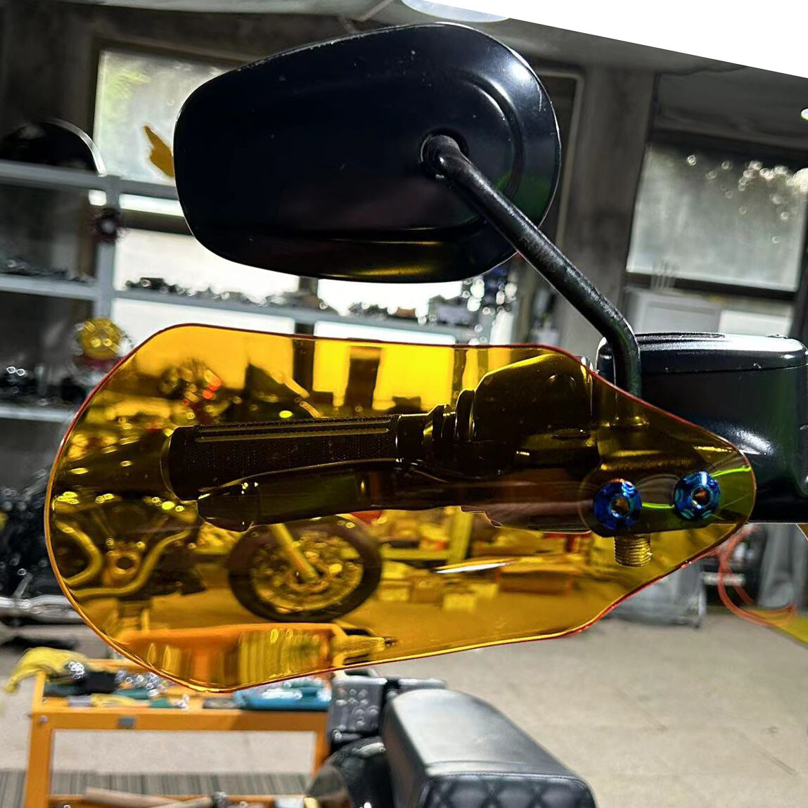 PMMA Acrylic Hand Grips Windshield Fits Harley Touring FLHR/I Street Glide FLTRX