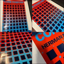 ORIGINAL Herman Miller 1970's CHRISTMAS POSTER