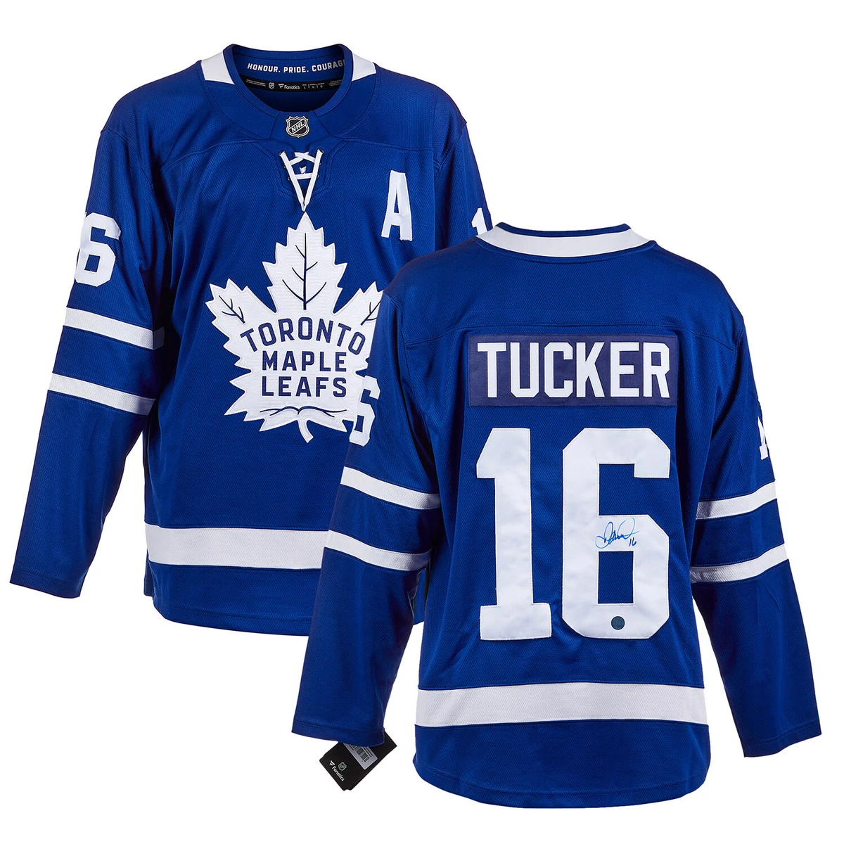 Darcy Tucker Toronto Maple Leafs Autographed Signed Fanatics Jersey