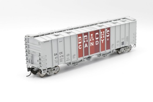 Walthers Mainline 50' 2-Bay Airslide Hopper Brach's Candy GACX #47476 | Zustand: Used