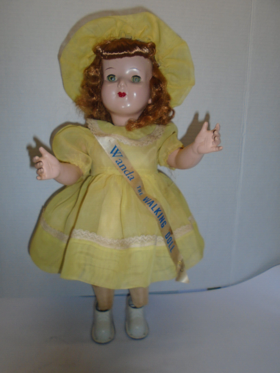 Vintage Wanda The Walking Doll Advance Doll & Toy Co 18