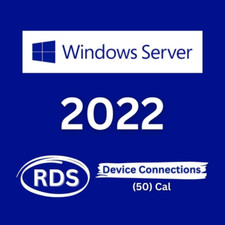Remote Desktop Service RDS Server 2022 50 Devices Connections RDS 2022 CALs
