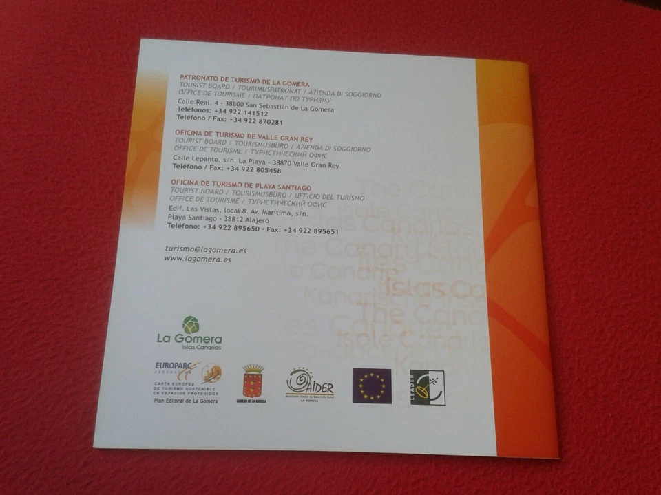  LIBRO GUÍA DE VIAJES TURISMO O SIMILAR LA GOMERA ISLAS CANARIAS SPAIN TOURISM.. - Imagen 2 de 4