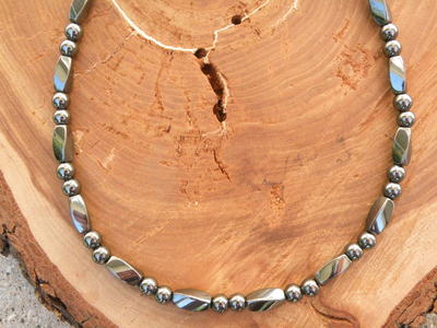 Vintage Magnetic Hematite Bracelet Anklet 3 Row EXTRA CLASPS - Israel