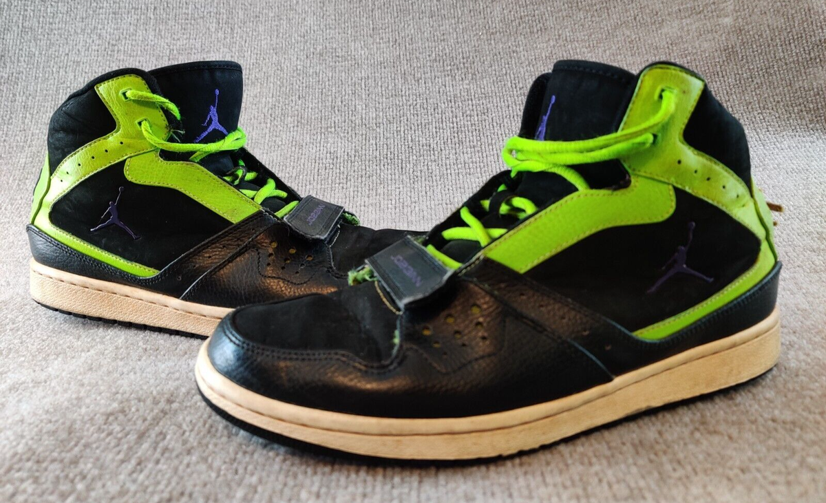 Jordan Flight Nike Strap Black Flash Lime Size