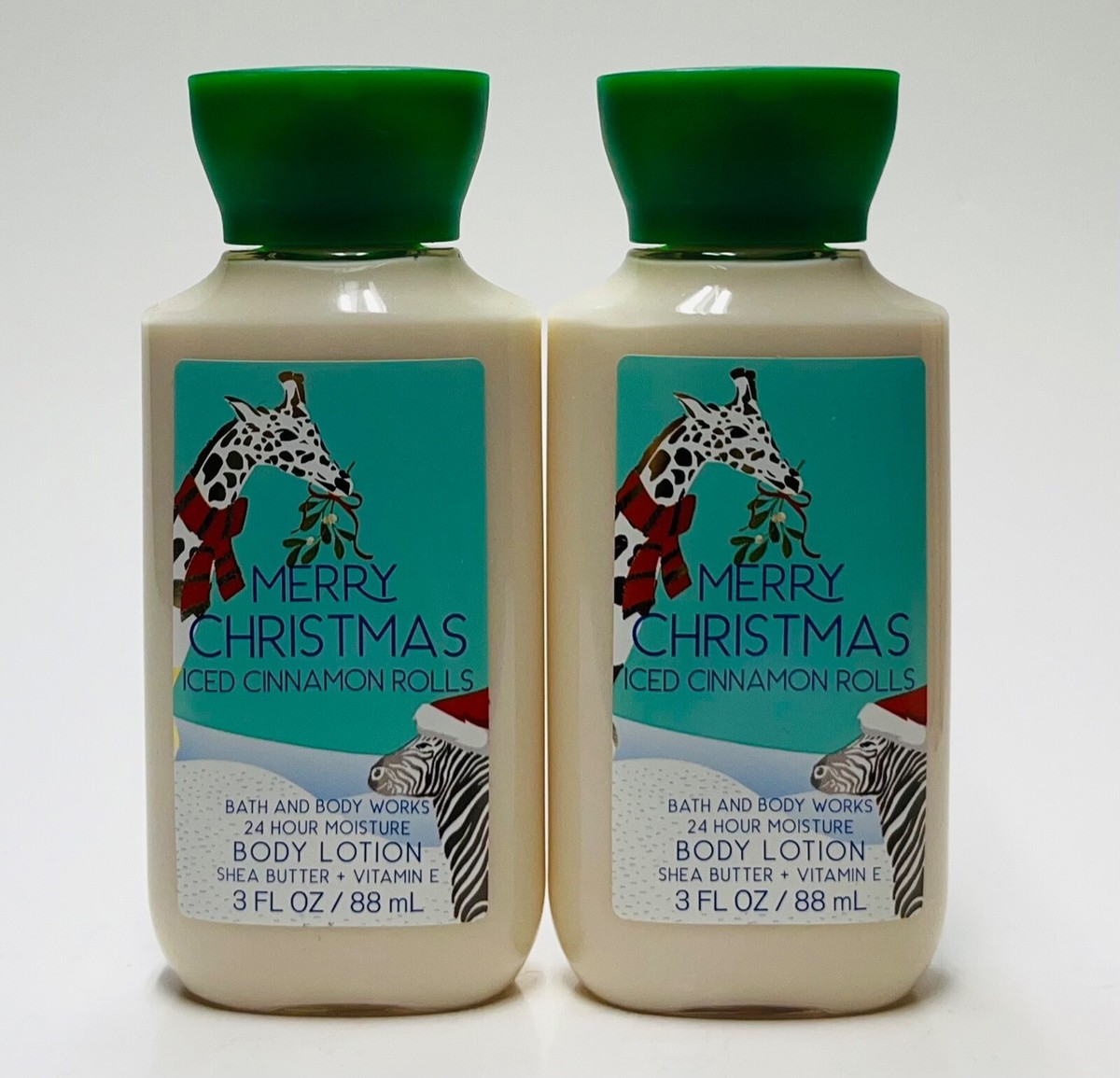 2 Bath & Body Works ICED CINNAMON ROLL Travel Size Mini Body Lotion Cream  (3 oz) | eBay