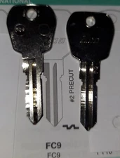 Ford International FC9 Key Blank.
