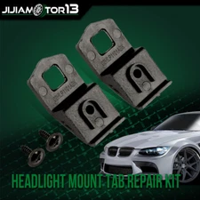 Headlight Mount Tab Repair Kit FitFor 07-13 BMW E92 E93 Coupe Convertible 2-Door