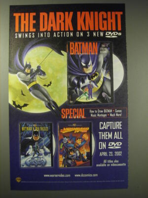 2002 Batman DVD Advertisement - Batman The Animated Series