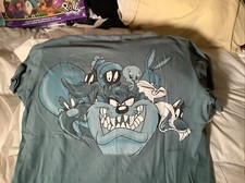  RARE VTG WARNER BRO TAZ TWEETY DAFFY DUCK TSHIRT LOONEY TUNES WEAR BUGS BUNNY