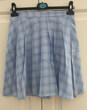 Daisy Street Blue Pleated Mini Skirt size 10 BNWT