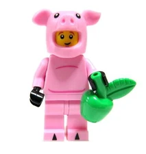 LEGO SEALED Series 12 Piggy Suit Guy Pig Pink Tail 71007 Boy Minifigure Costume