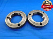 3" 12 UNS 3A SPECIAL THREAD RING GAGES 3.0 GO NO GO P.D.'S = 2.9459 & 2.9412