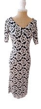 Kaleidoscope Ladies Black Gold Floral Lace Occasion Dress Size 10 BNWT Rrp £59