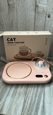 Kawaii Aesthetic Electric Cup Mug Warmer Coffee Tea Milk Drink Heater Pad Office