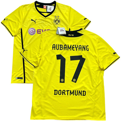工芸品 BVB 2013/14 Dortmund Home Jersey #17 Aubameyang 2XL Puma Soccer