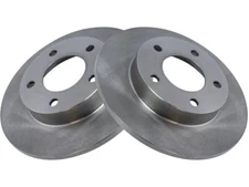 Rear TRQ 2 Piece Brake Rotor Set Brake Rotor Set fits Mazda MX6 1993-1997 68GHFC