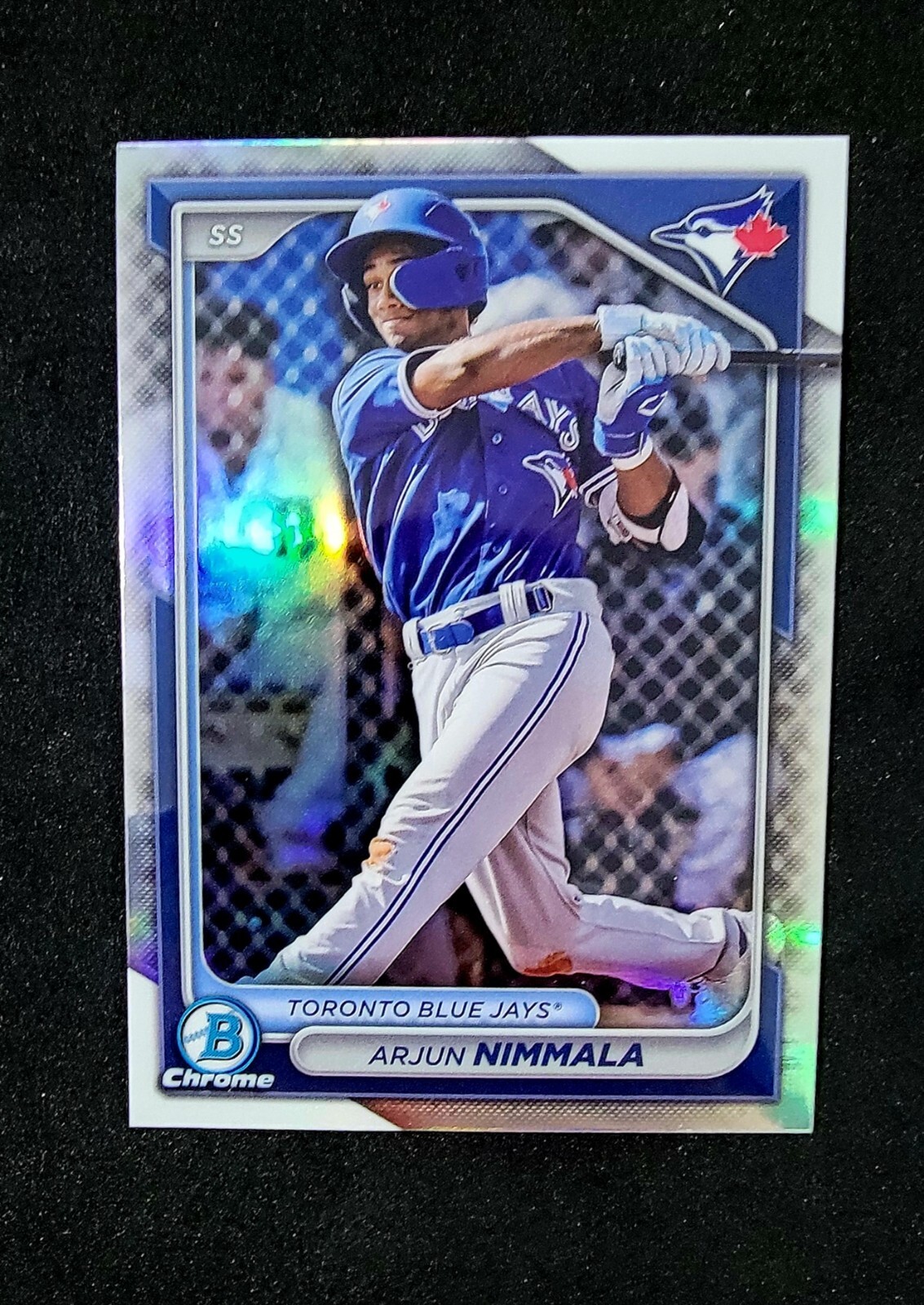 Arjun Nimmala 2024 Bowman Draft Refractor #BDC-102 Blue Jays