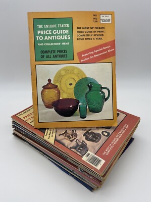 The Antique Trader Price Guide & Collectors Items Magazine Lot of 15 1972 - 1985