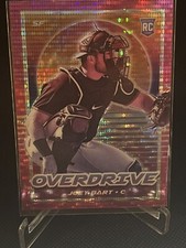 2021 Panini Chronicles - Overdrive Pink Pulsar #4 Joey Bart (RC)