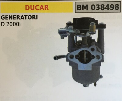 Vergaser A Schüssel BRUMAR Ducar BM038498 Generatoren D 2000i