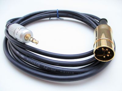 Am Audio 2m 3.5MM AUX STEREO JACK PLUG TO 5 PIN DIN CABLE AUDIO AMP HIFI LEAD Tiziano Terzani Un Indovino Mi Disse - Foto 5