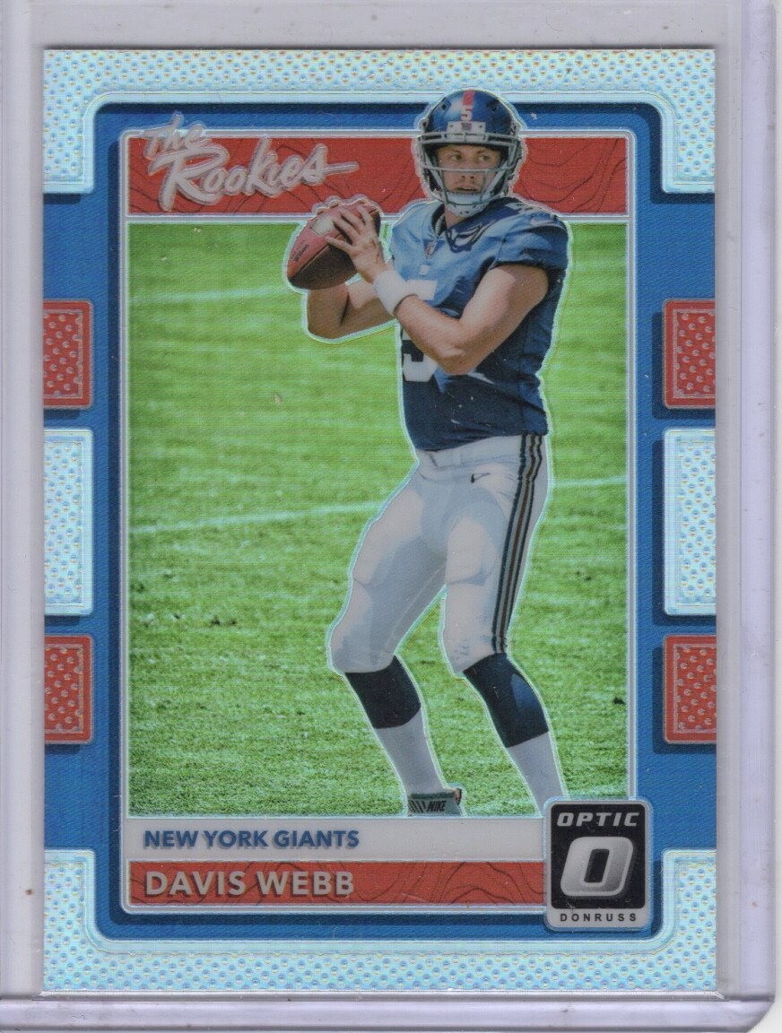 2017 Donruss Optic Silver The Rookies #24 Davis Webb New York Giants