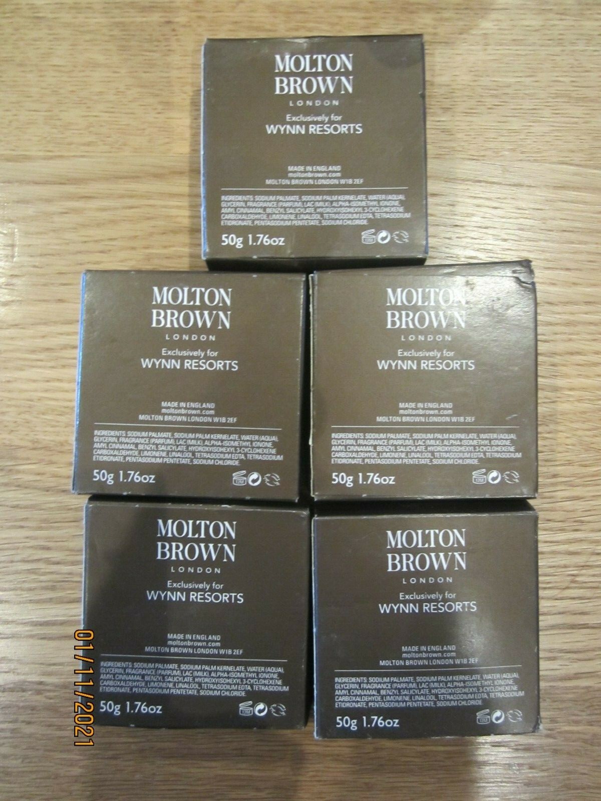 5 x Molton Brown Ultra Pure Milk Soaps 50g eBay