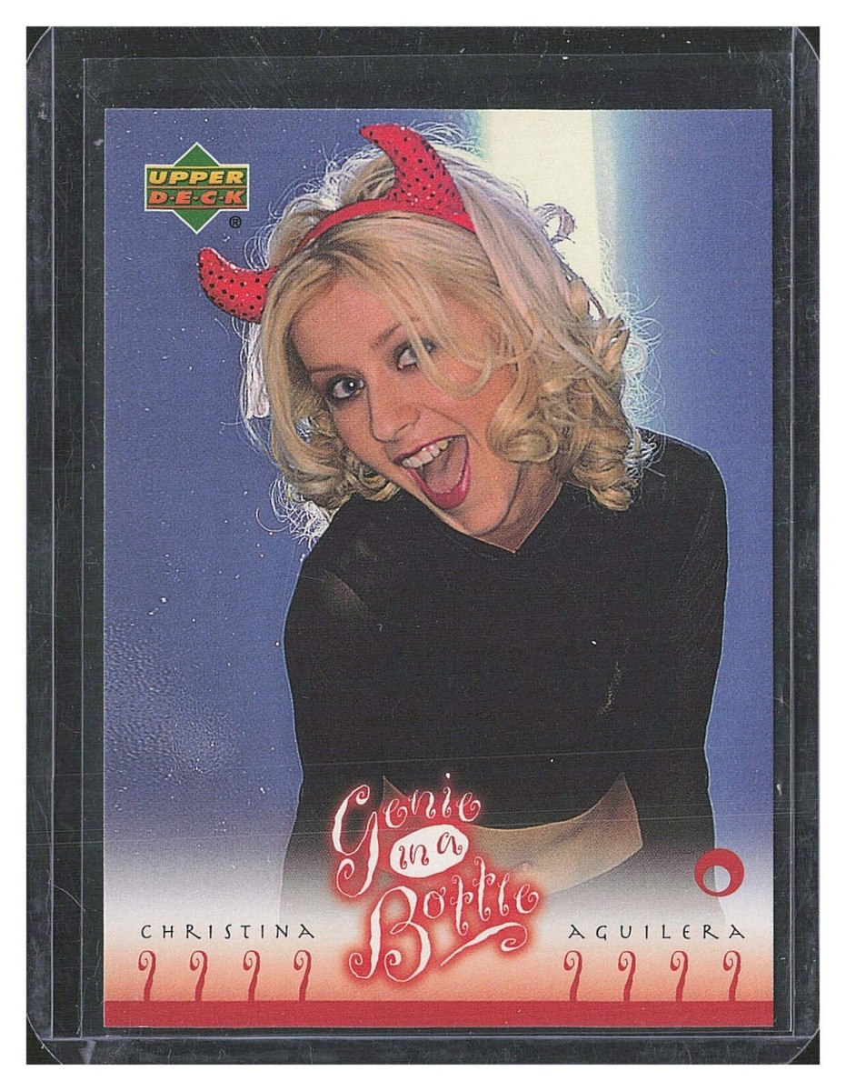 2000 Upper Deck Christina Aguilera #21 Spanish is spoken fluently