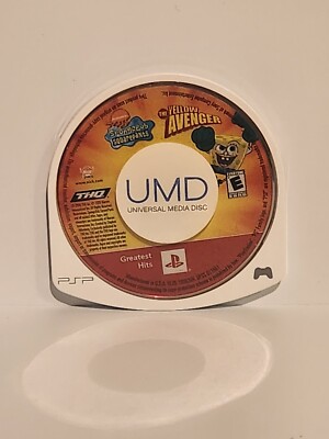 SpongeBob SquarePants: The Yellow Avenger (Sony PSP, Greatest Hits) - DISC ONLY